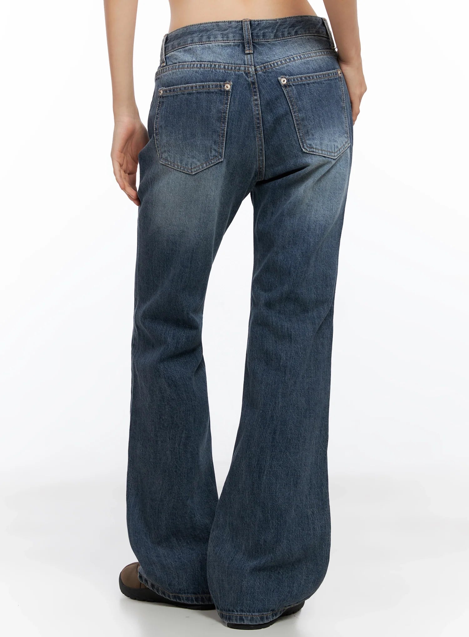 Myra Washed Bootcut Jeans CO516