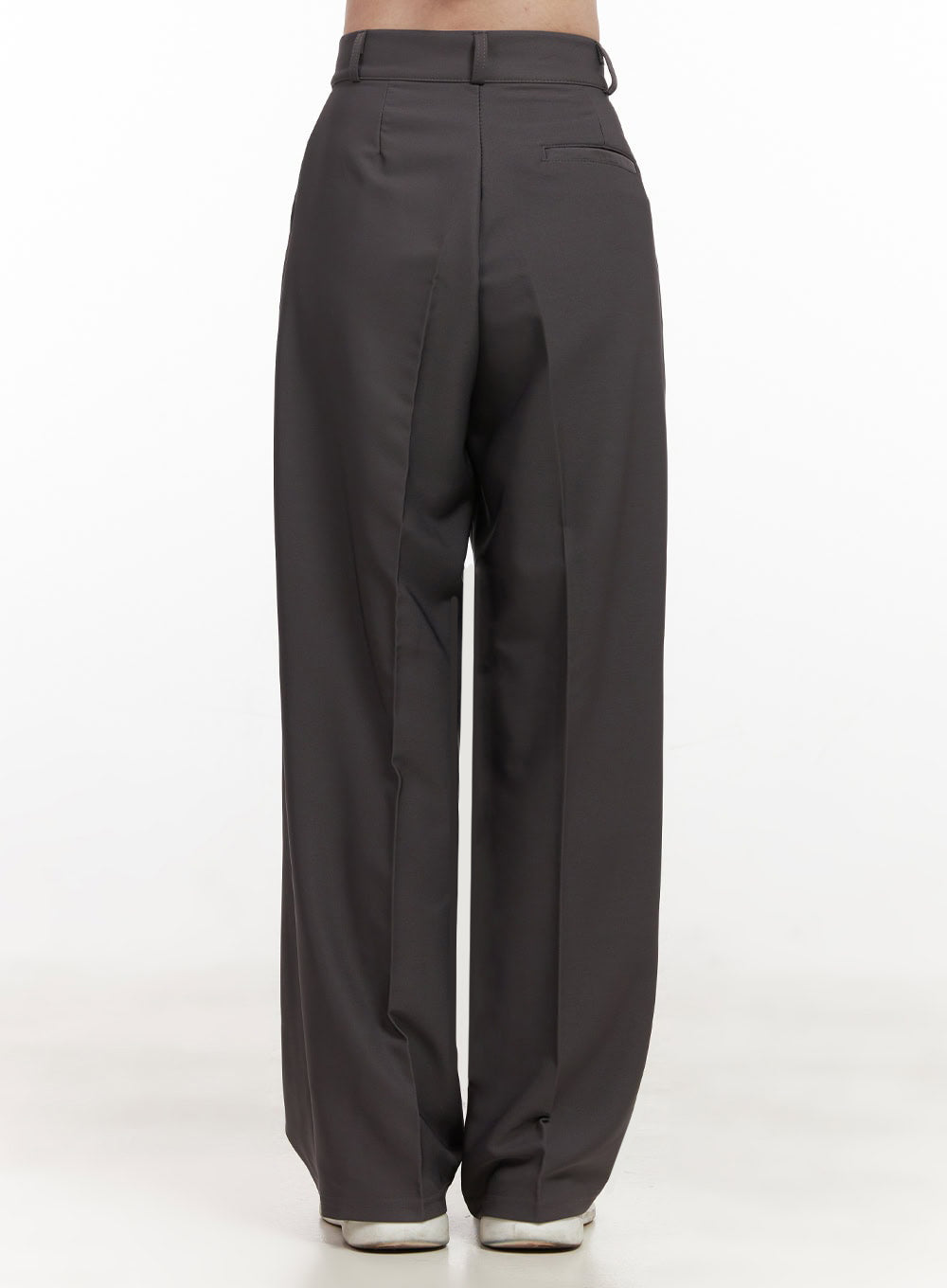 Classic Pintuck Wide-Fit Slacks IJ527