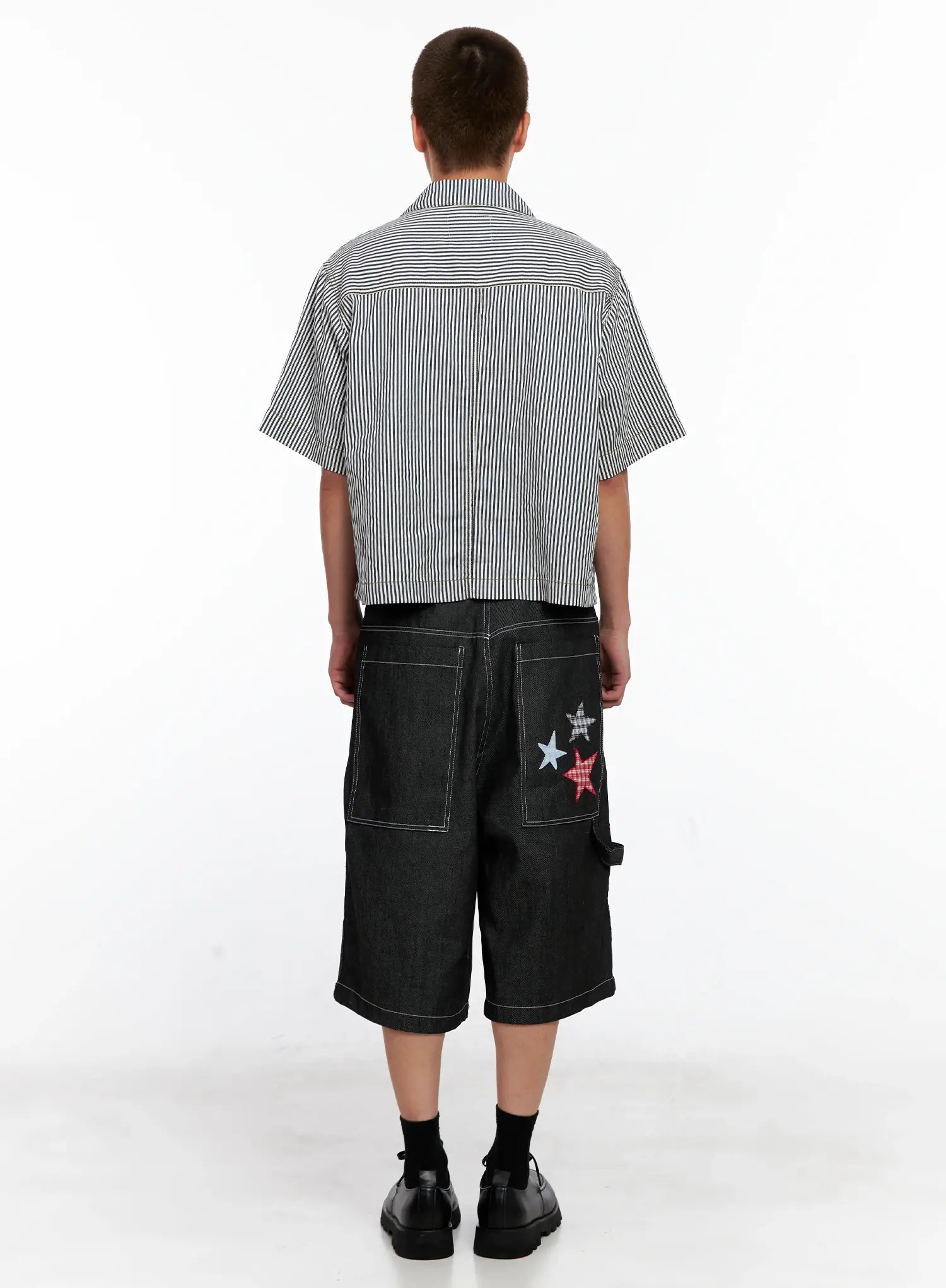 Men's Star Patch Jorts IG508