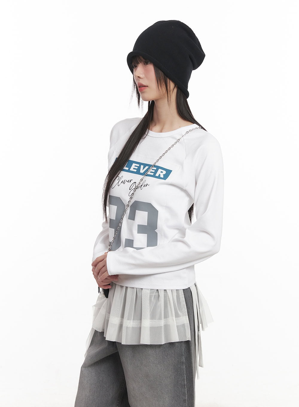 "93" Graphic Long Sleeve Top CM520