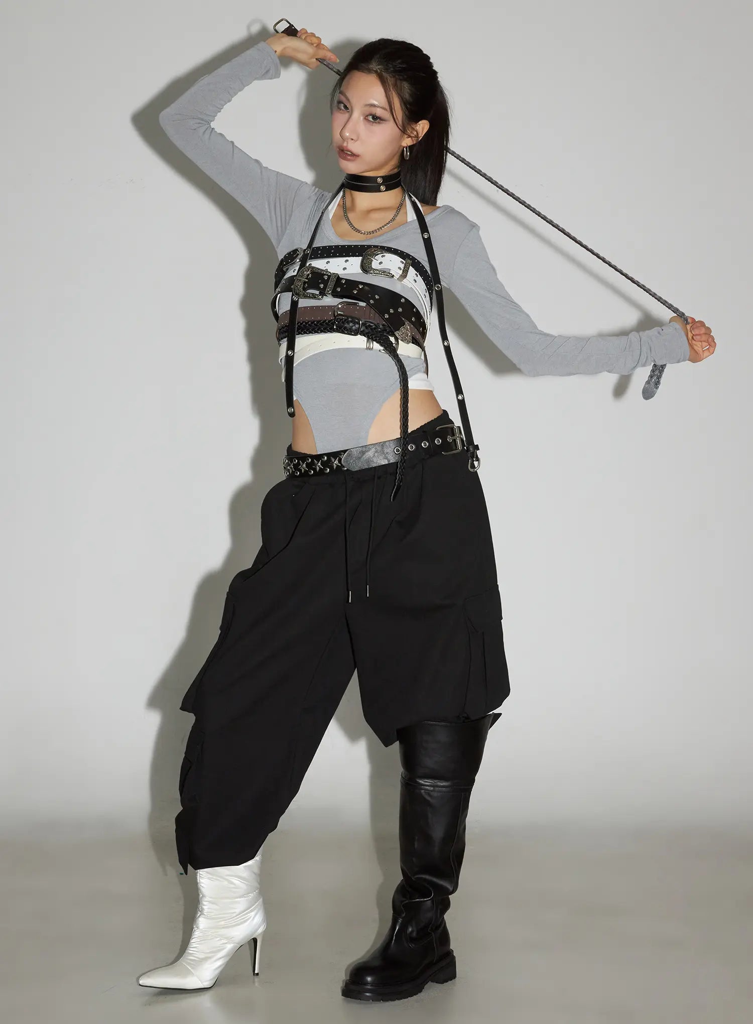 Wide Leg Cargo Pants CC1109