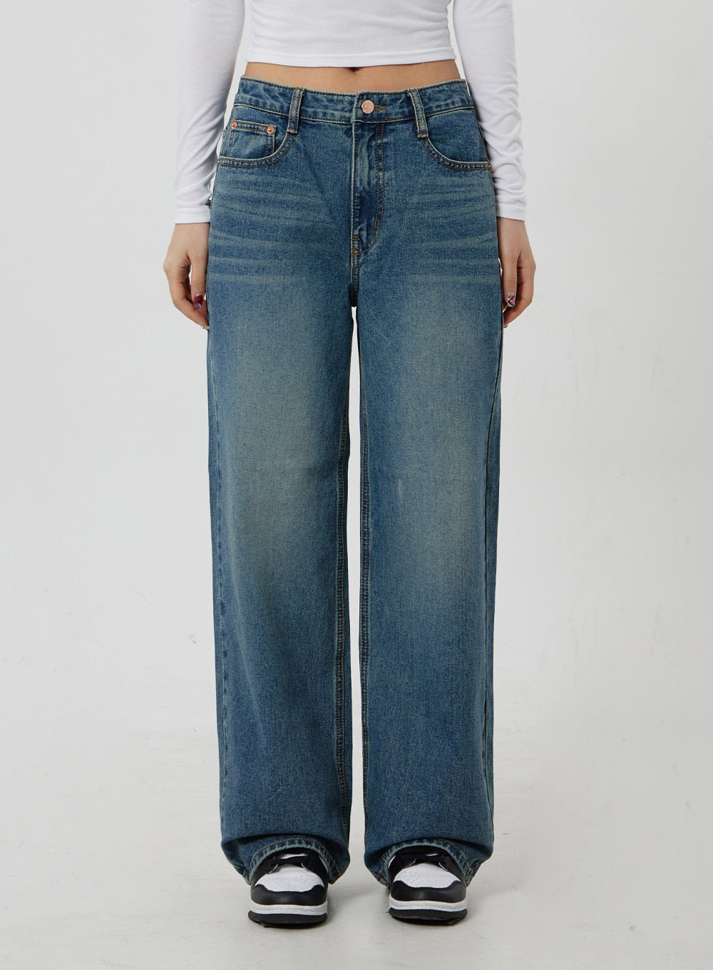 Heart Crewneck Cropped Top CF301