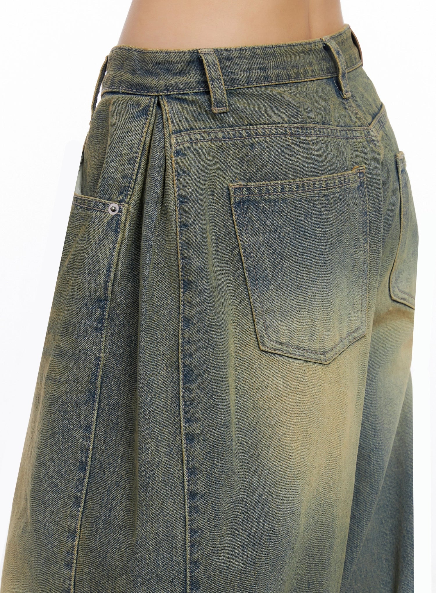 Milana Vintage Washed Baggy Jeans IS525