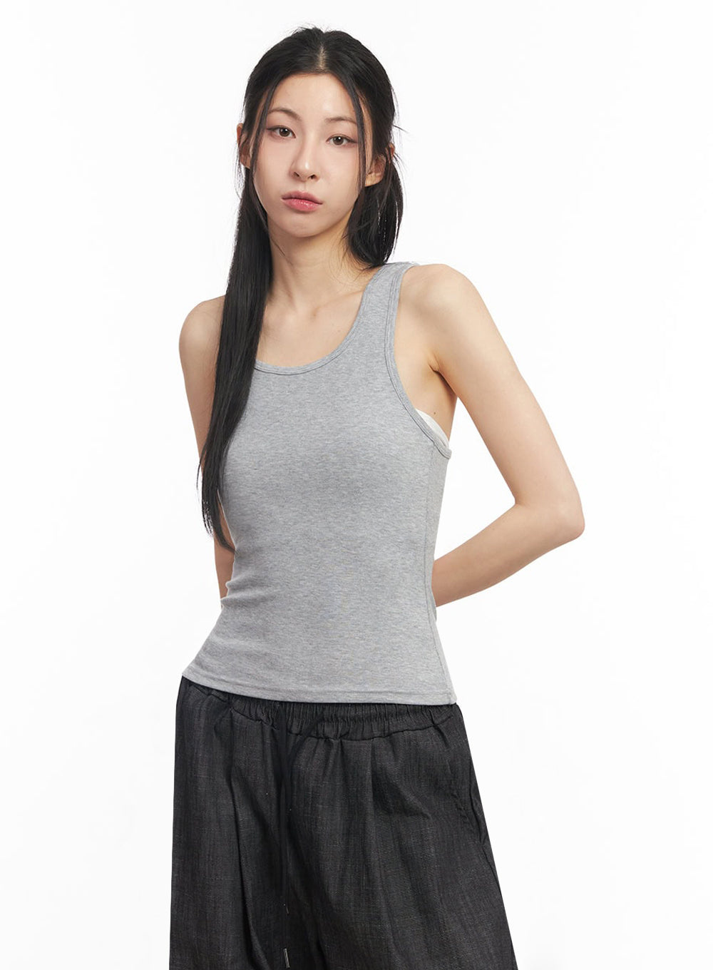 Essential Cross-Back Tank Top IY529