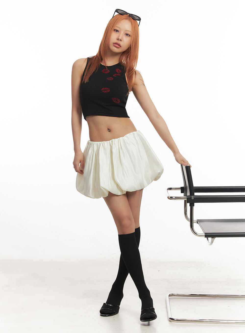 Kiss Graphic Sleeveless Top IA515