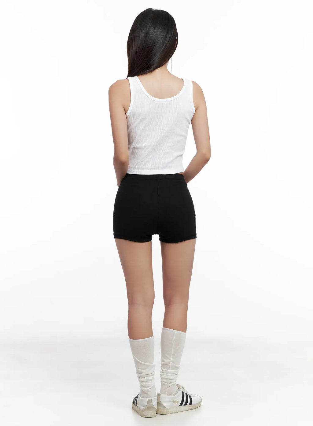 Ribbed Cotton Shorts CL521