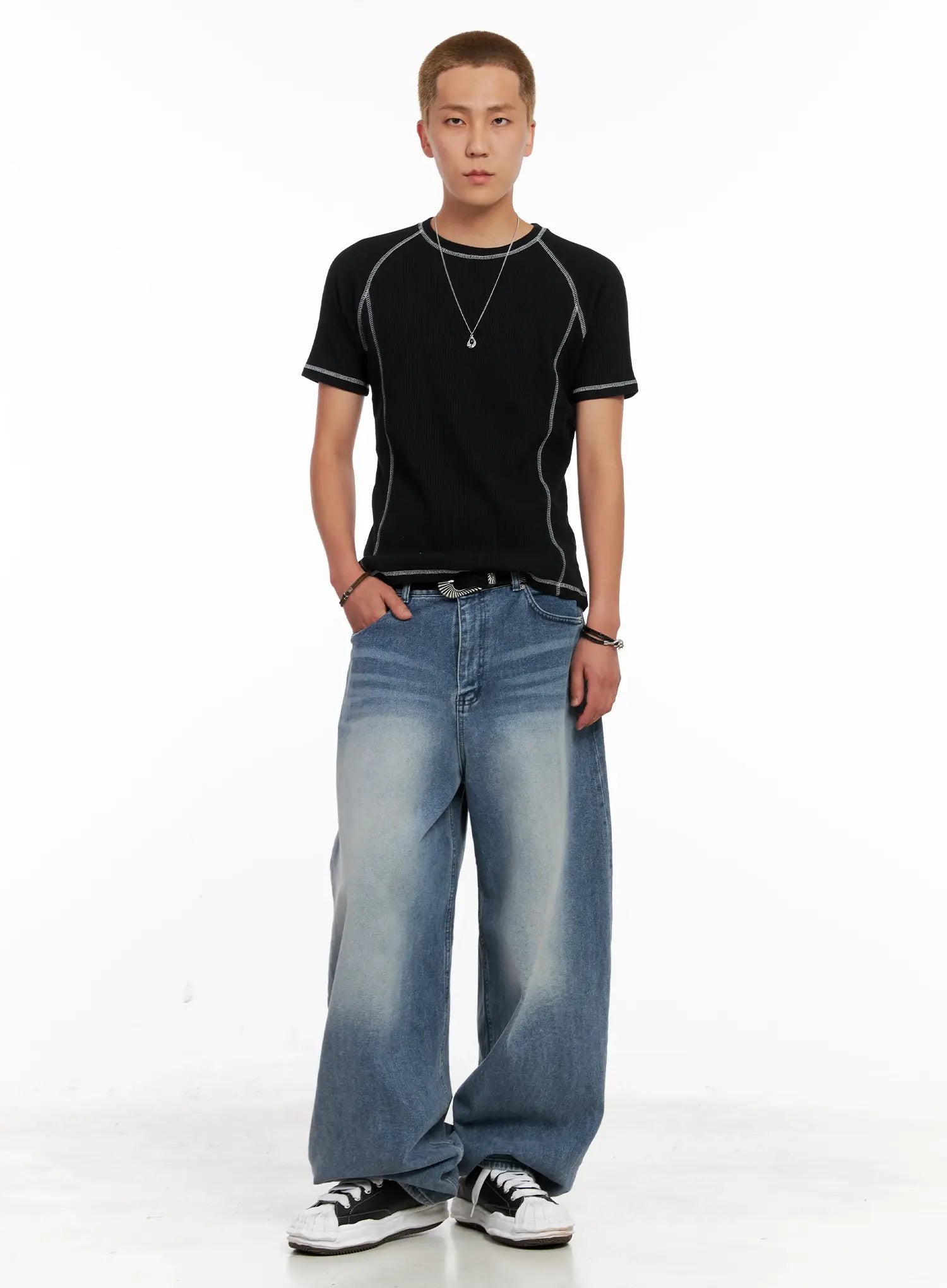 Men's Balloon-Fit Denim Jeans IL518