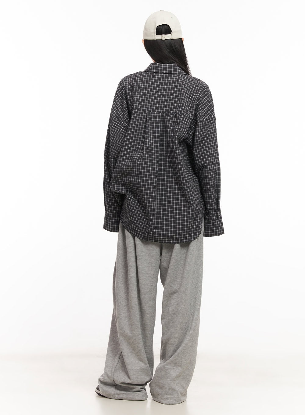 Cozy Pintuck Wide-Leg Sweatpants CM517