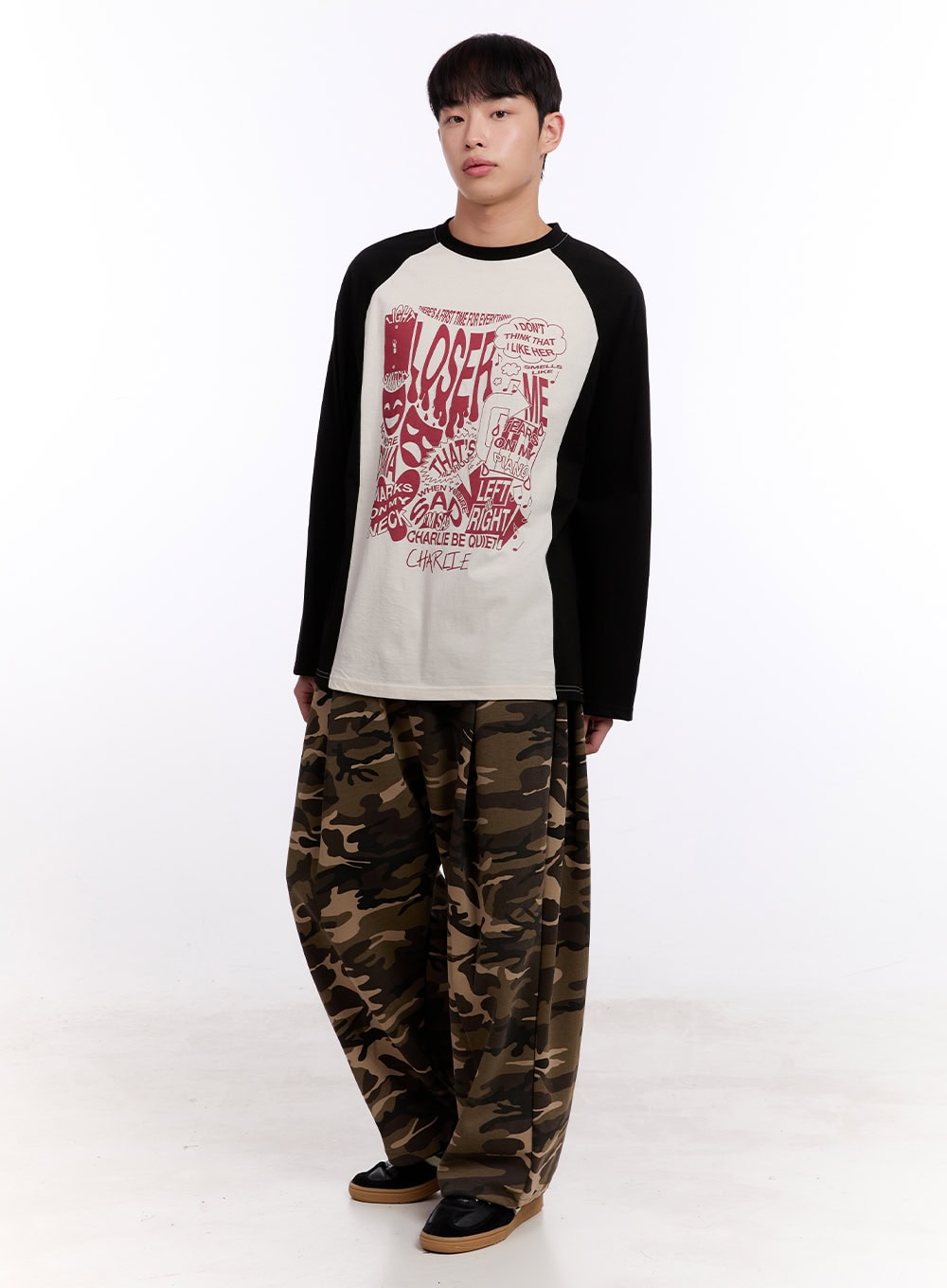 Men's Camo Wide-Fit Pants IM512