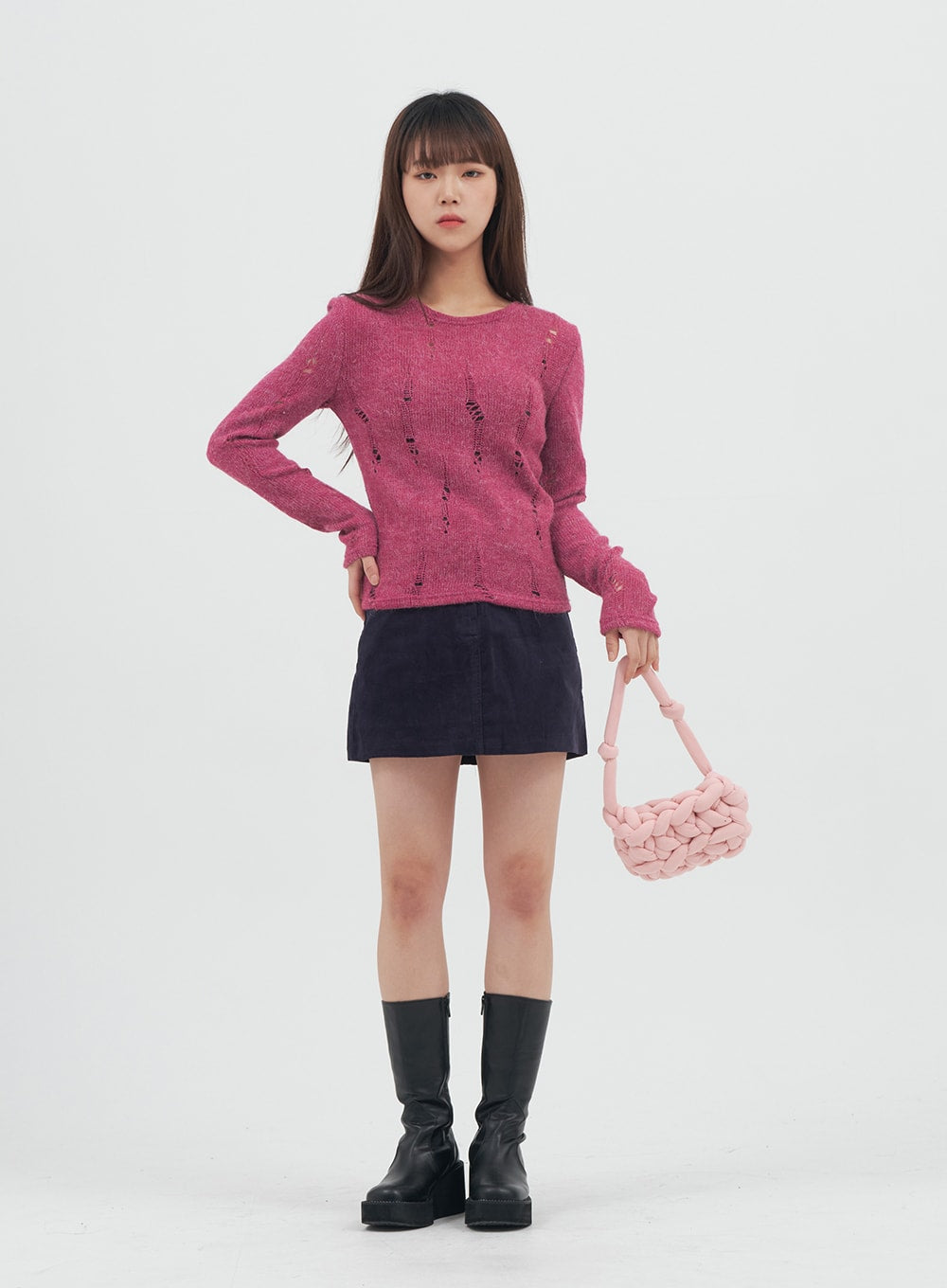 Destroyed Knit Pullover N2
