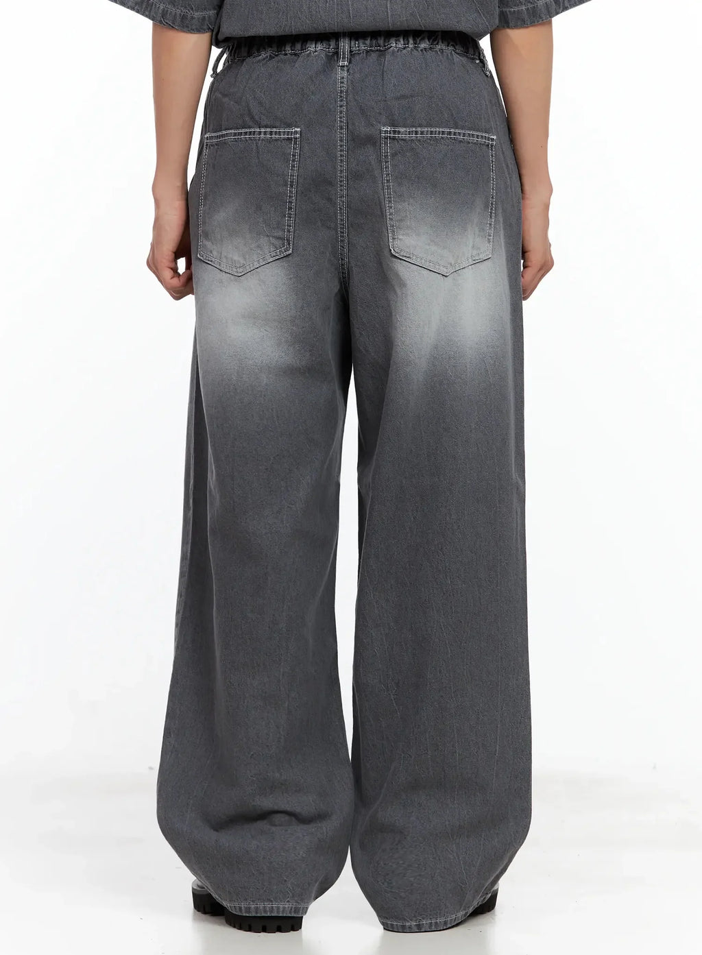 Men's Relaxed-Fit Vintage Denim Jeans IL516