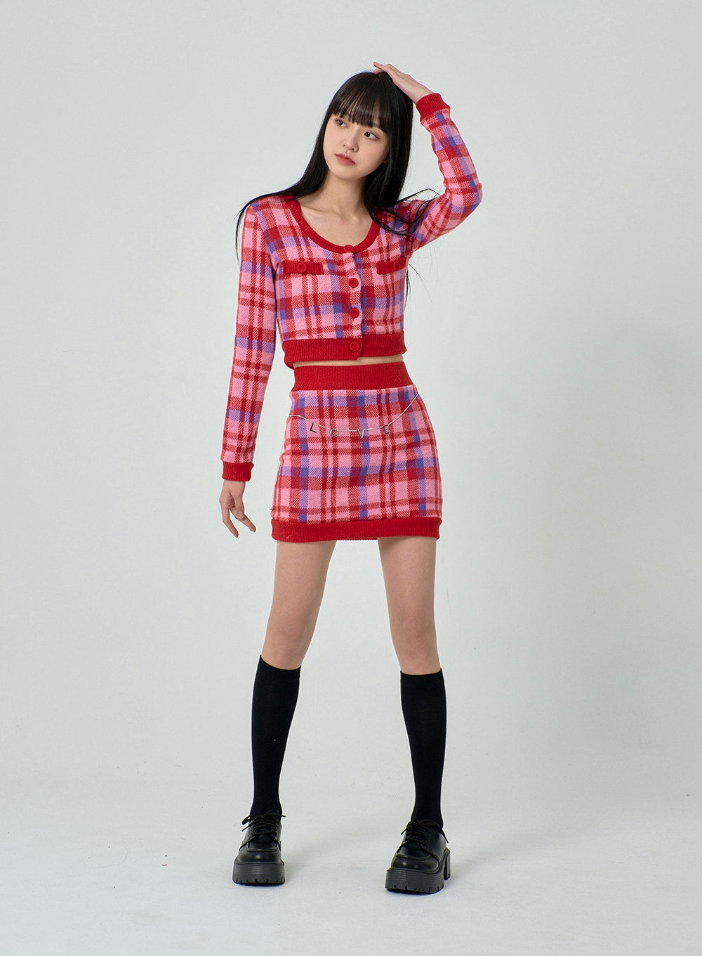 Love Silver Color Chain Belt BN22