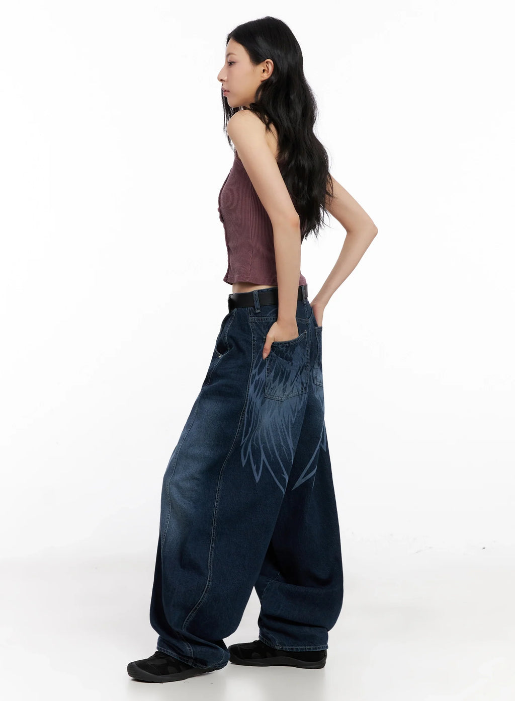 Ribbed Button-Up Tank Top IG508