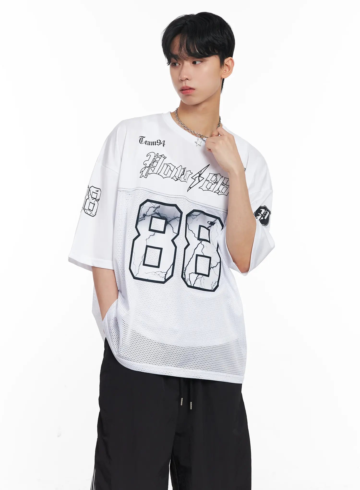 Men's Mesh Graphic Jersey Tee IL501