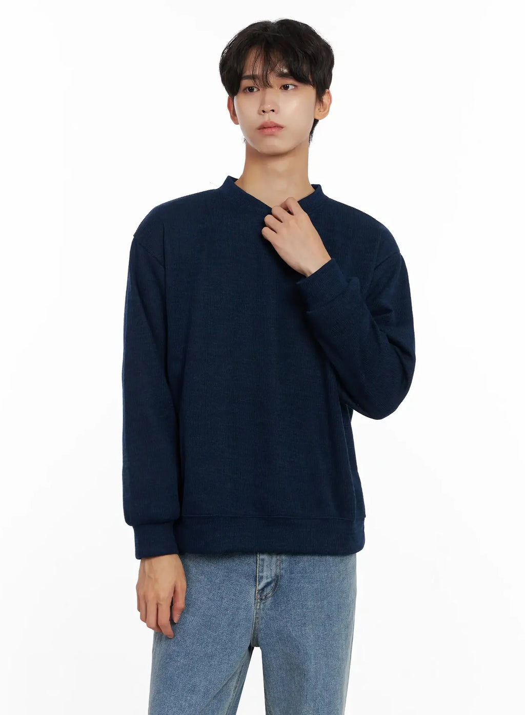 Men's Henley Neck Sweatshirts IO517