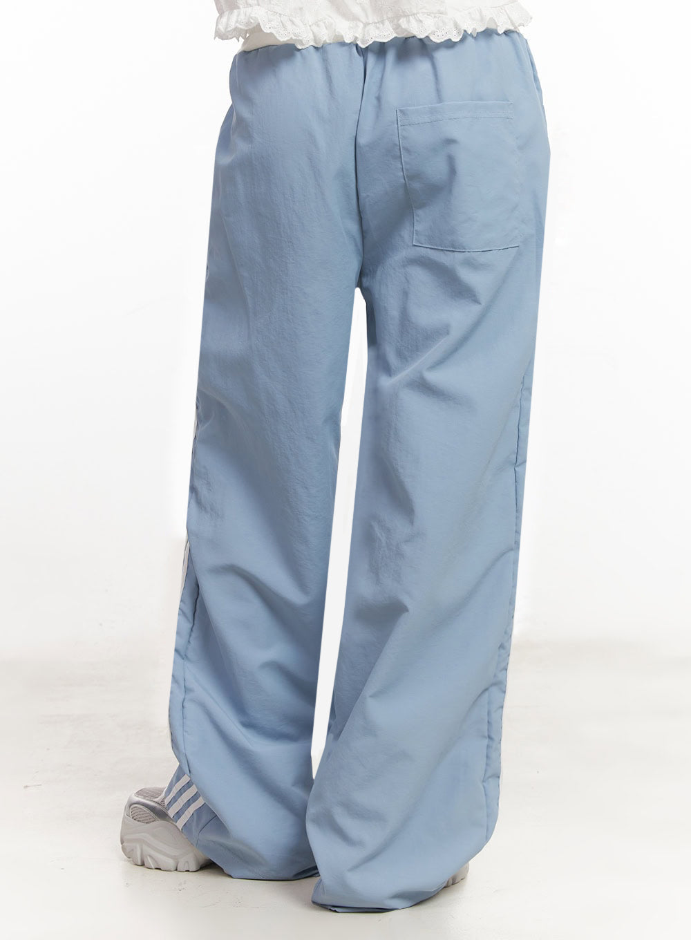 Striped Nylon Track Pants IA525