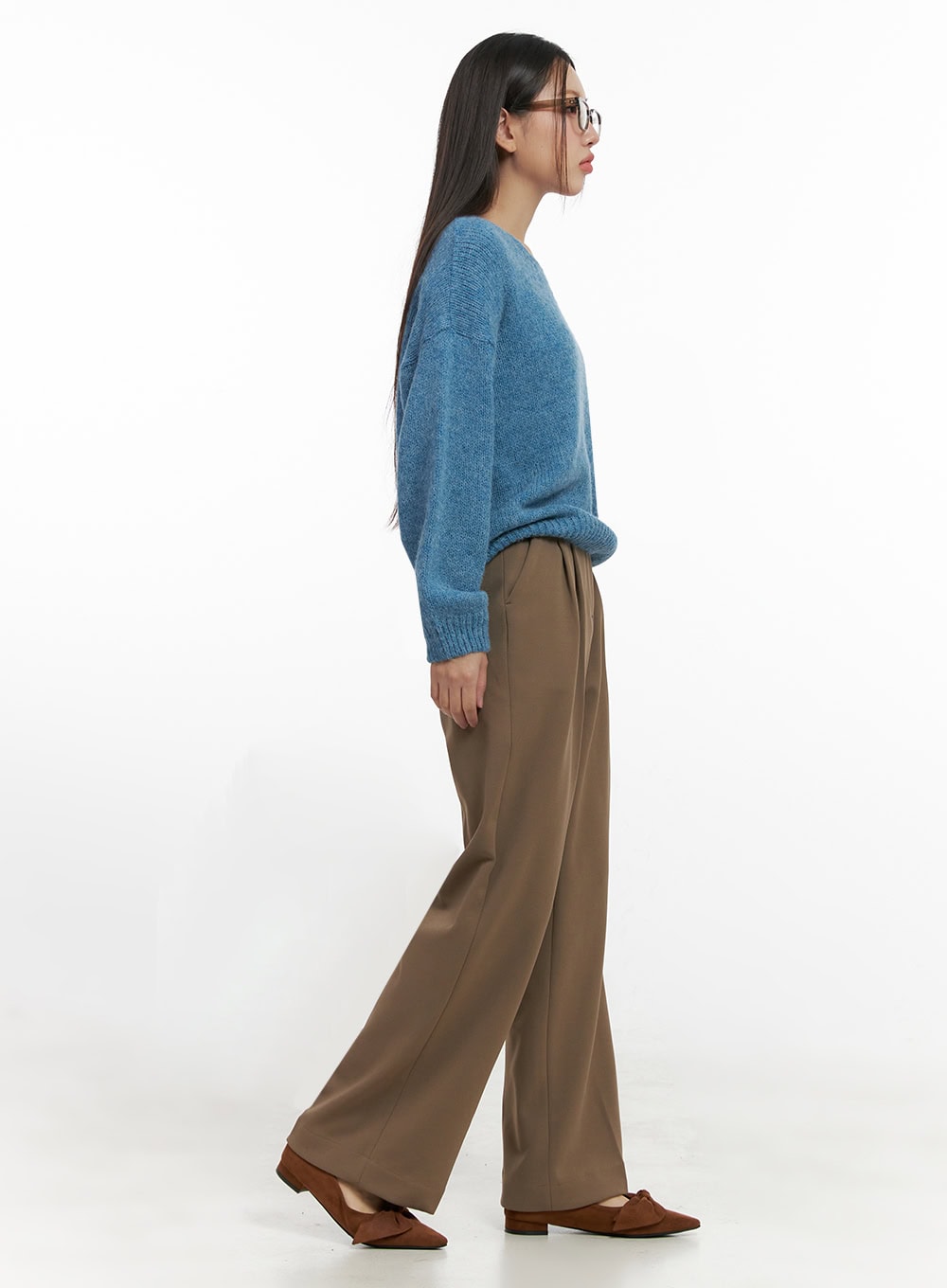 Long Sleeve V-Neck Sweater IN415