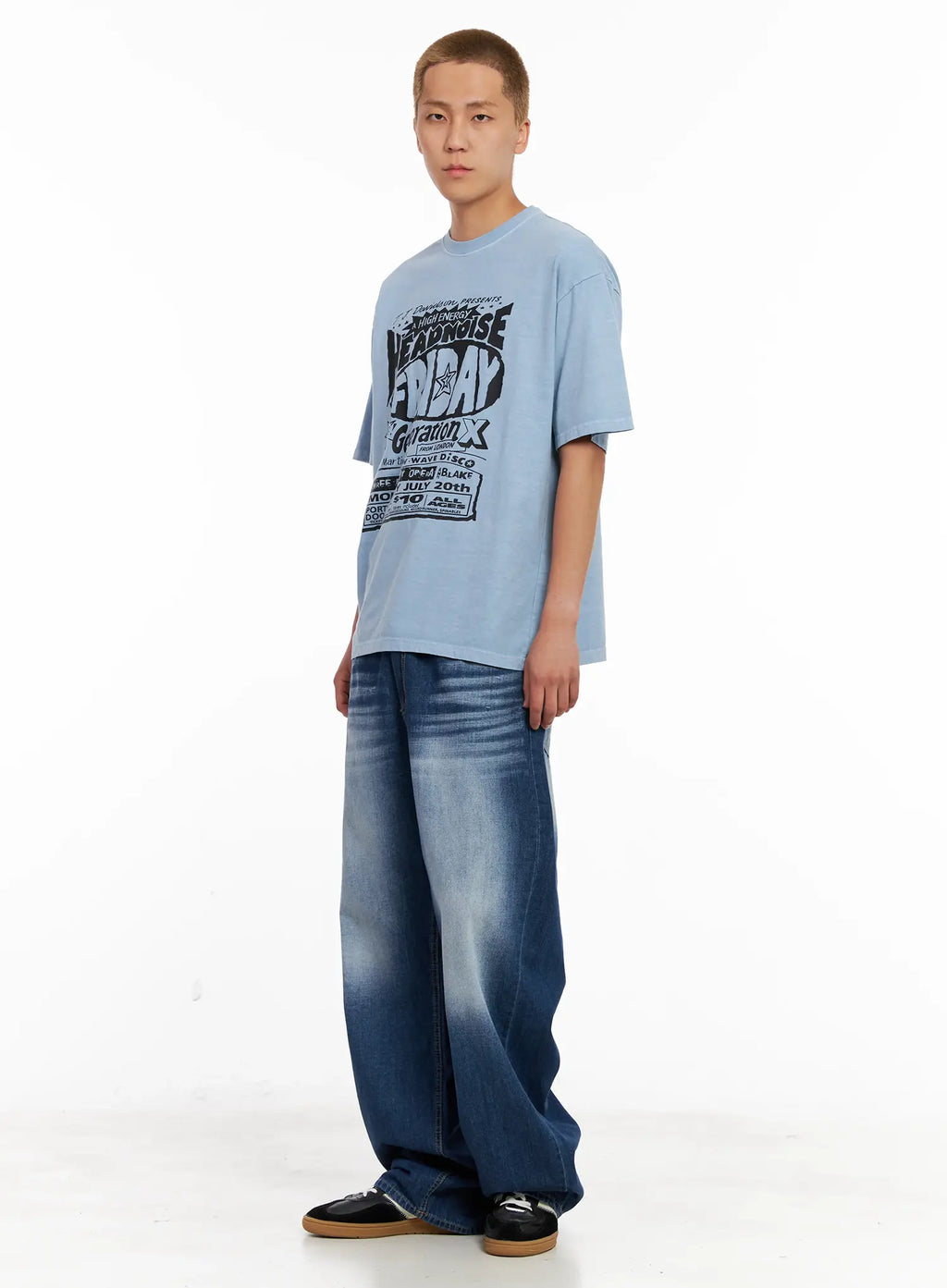 Men's Casual Graphic Tee IL518