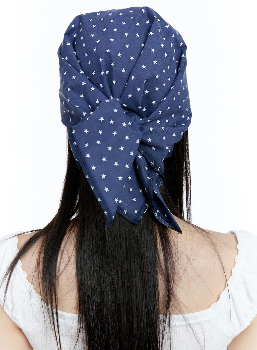 Star Print Head Scarf CG507