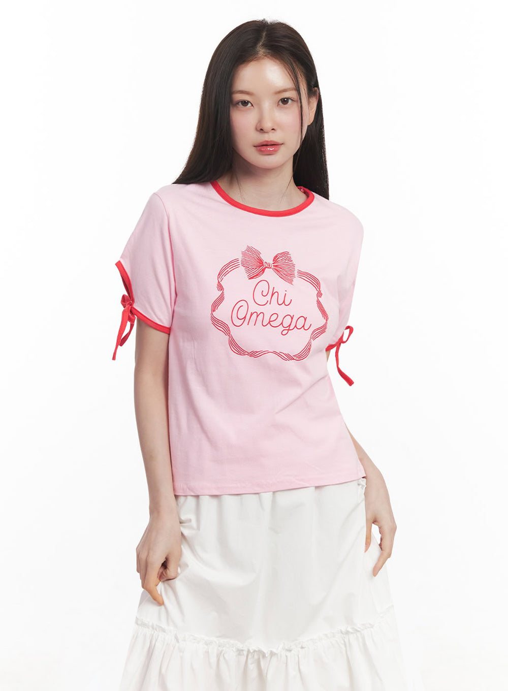 Ribbon Cut Graphic T-Shirt IY509