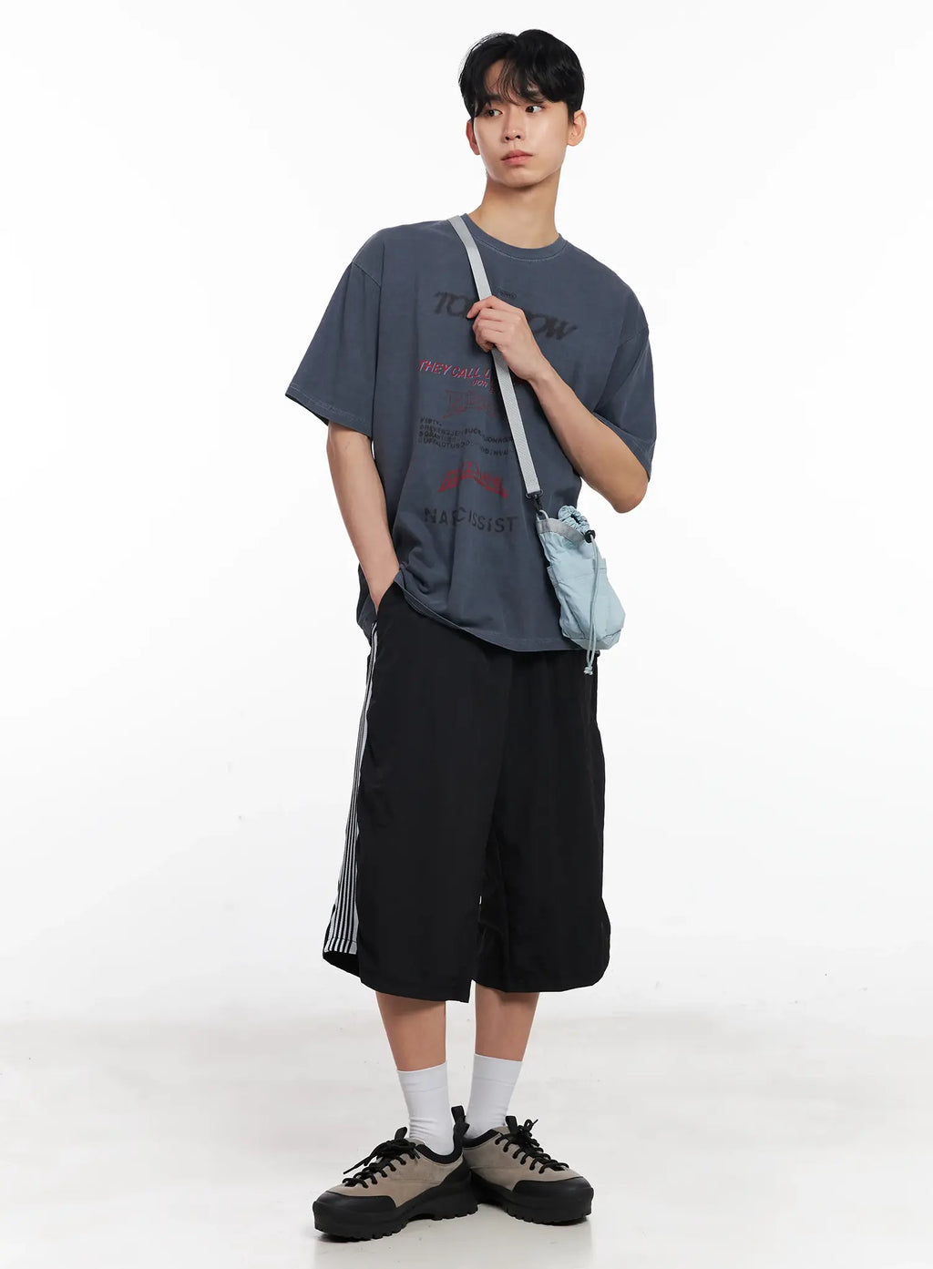 Men's Washed Graphic Tee IL501