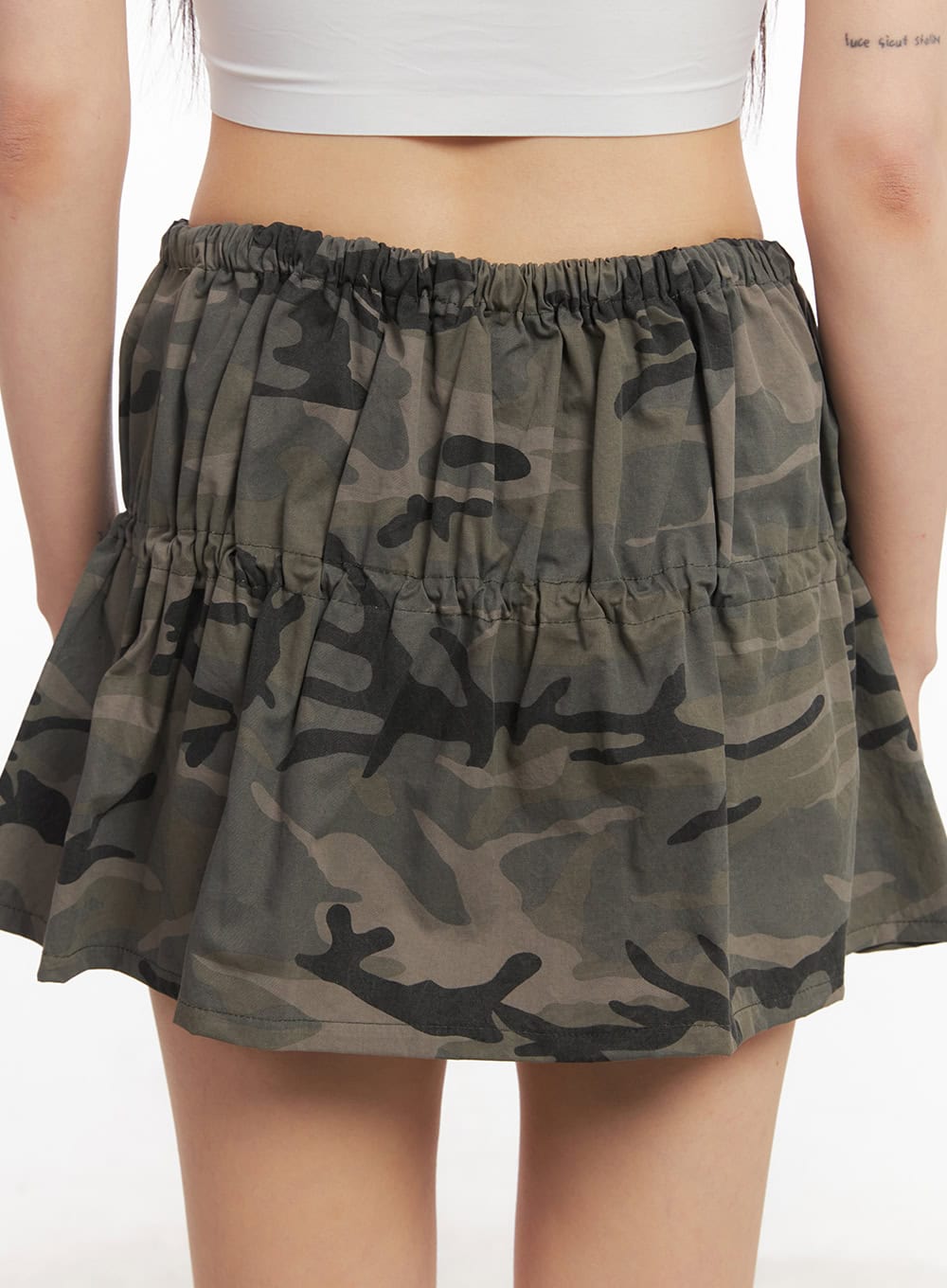 Camo Flare Tube Top CA522
