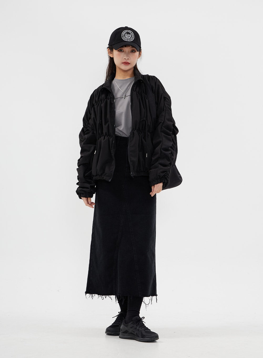 Denim Maxi Skirt CM3