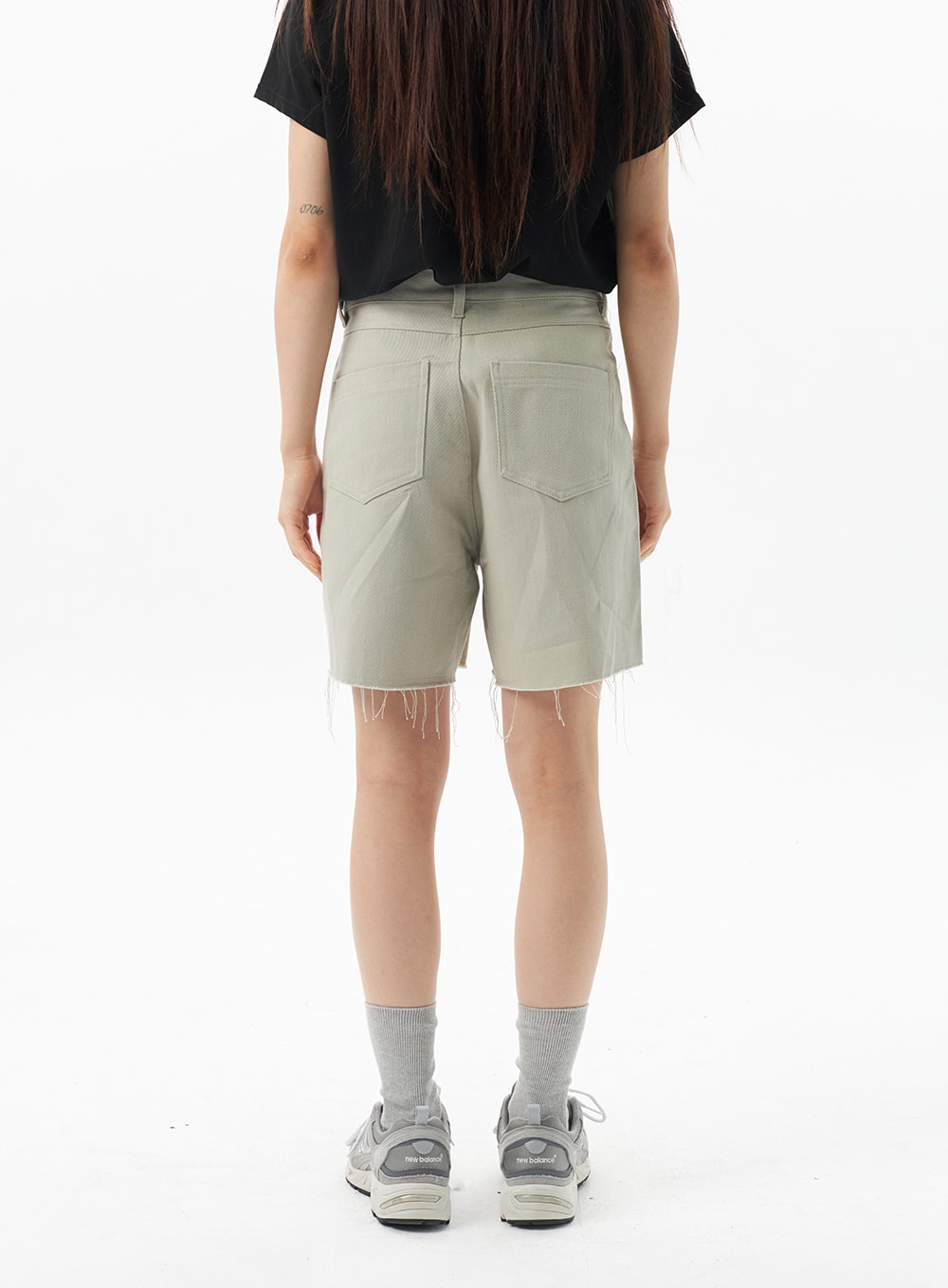 Wide Cotton Shorts OU323