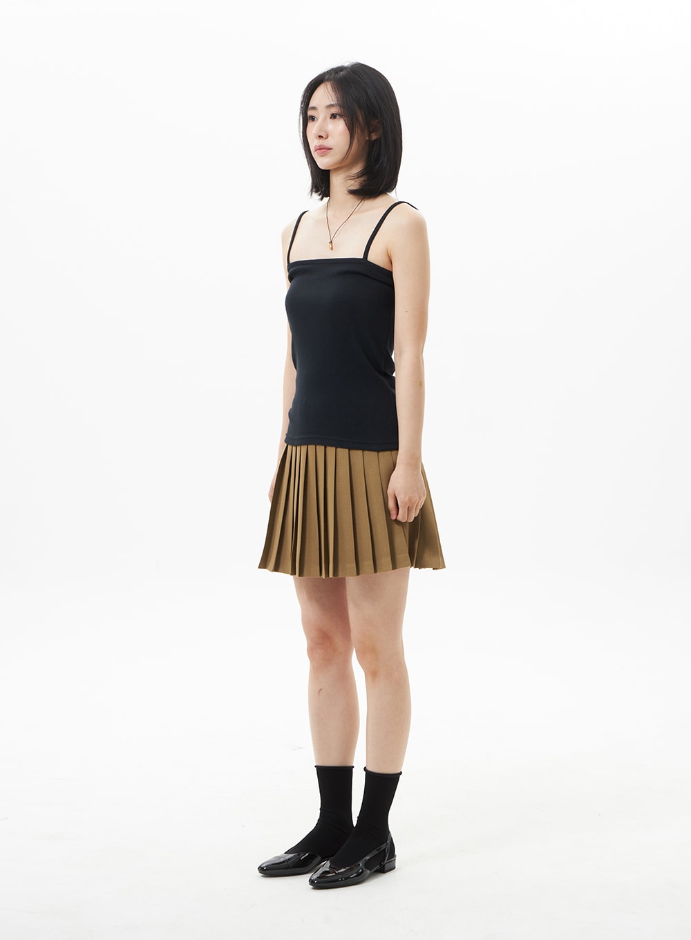 Thin Strap Knit Top OA320