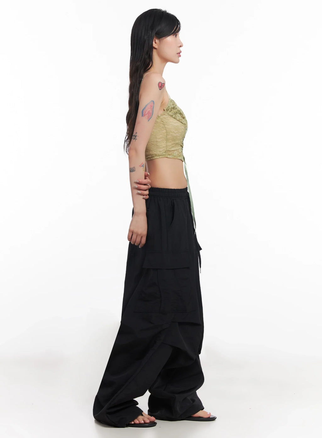 Lace-Up Corset Top IC503