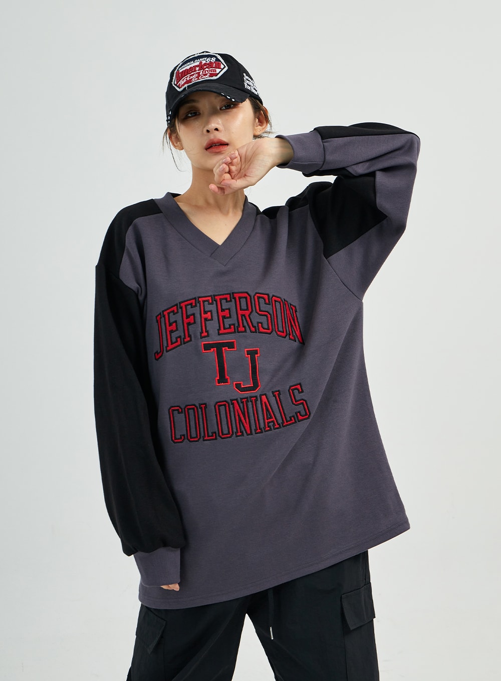 Selena Nylon Cargo Wide Pants CS23