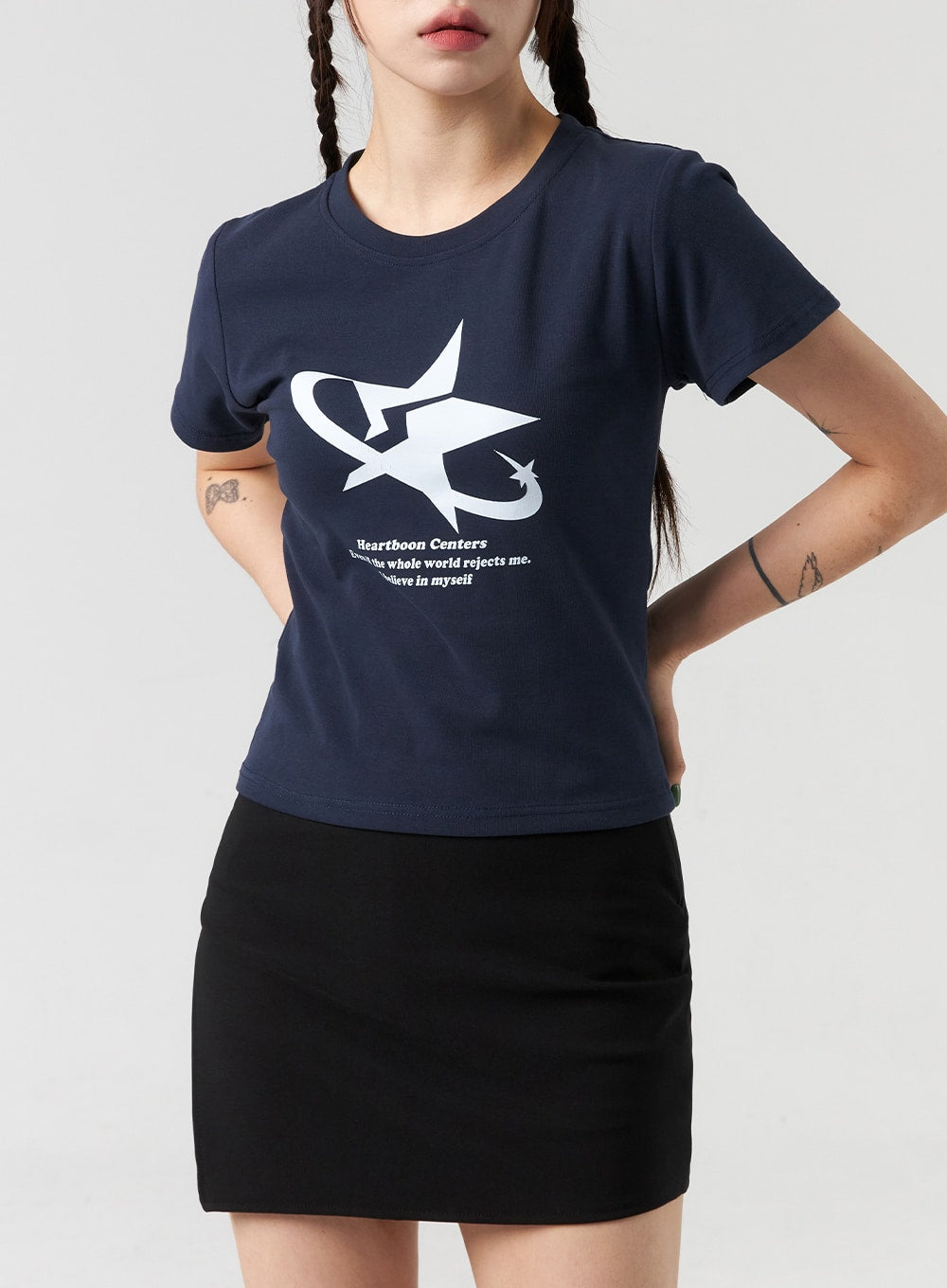 Side Slit Skort CL327