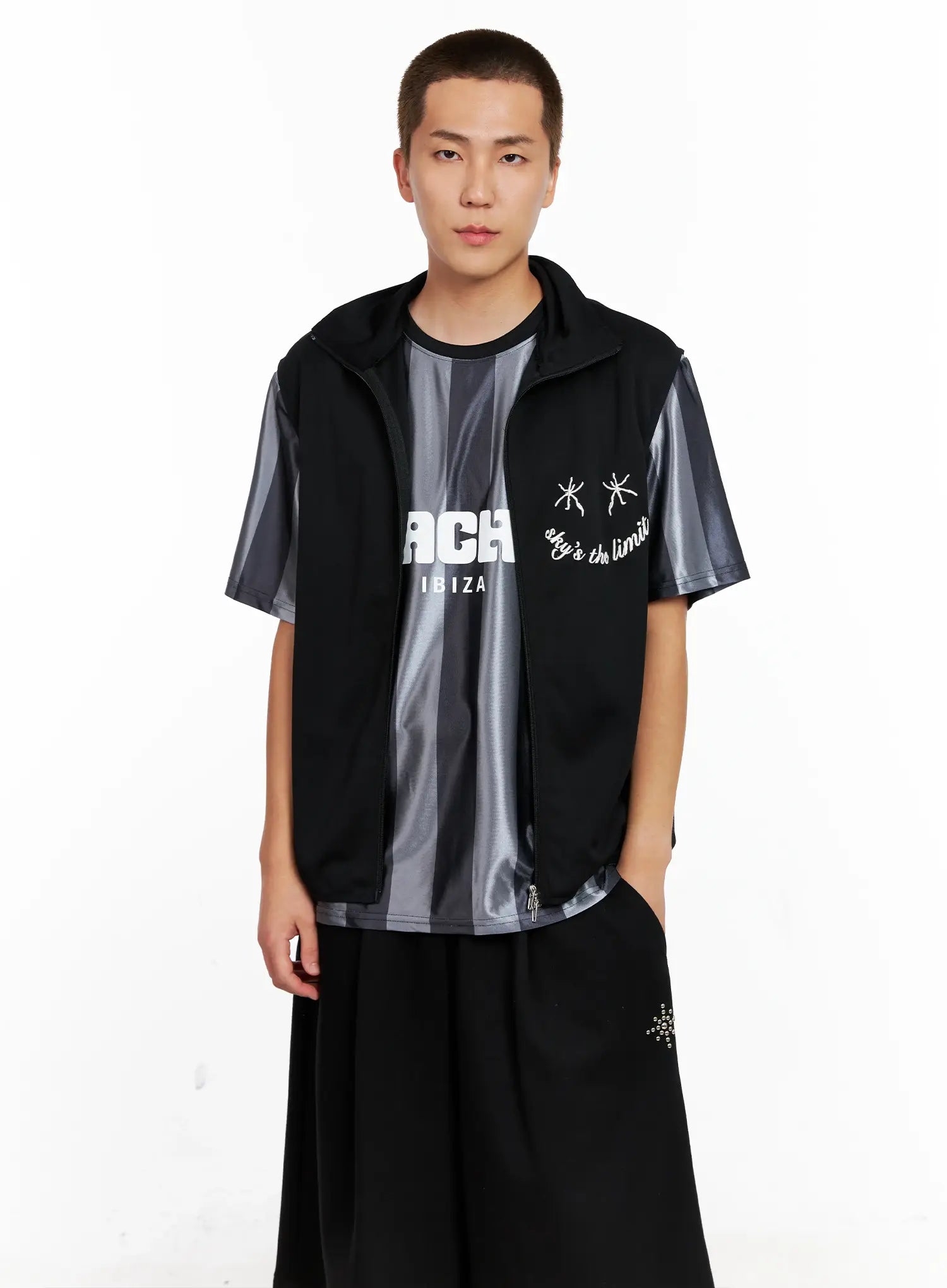 Men's High-Neck Vest IG508