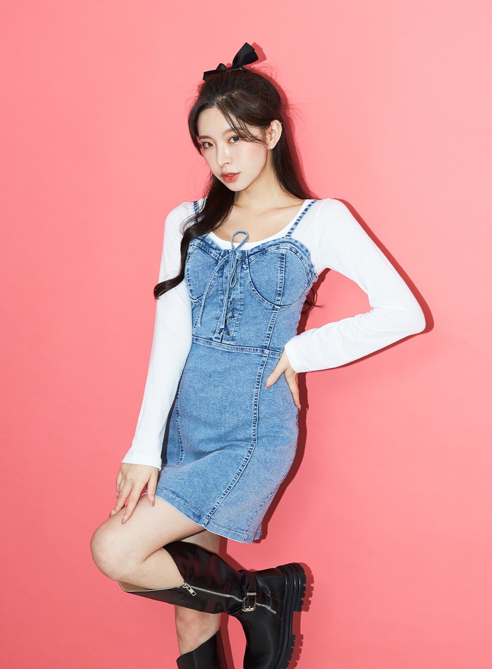 Ribbon Hair Pin BG18