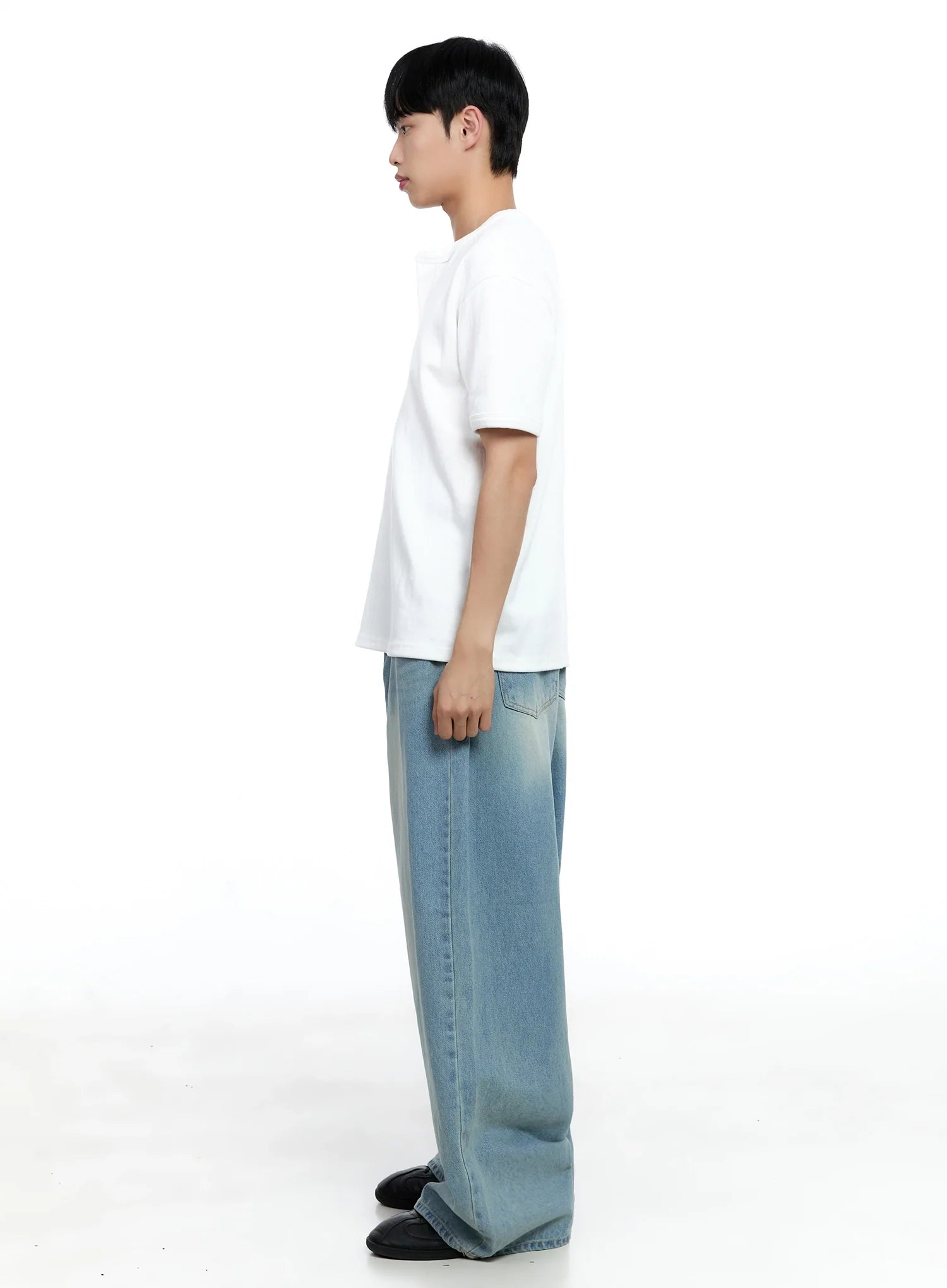 Men's Cotton Henley Tee IG520