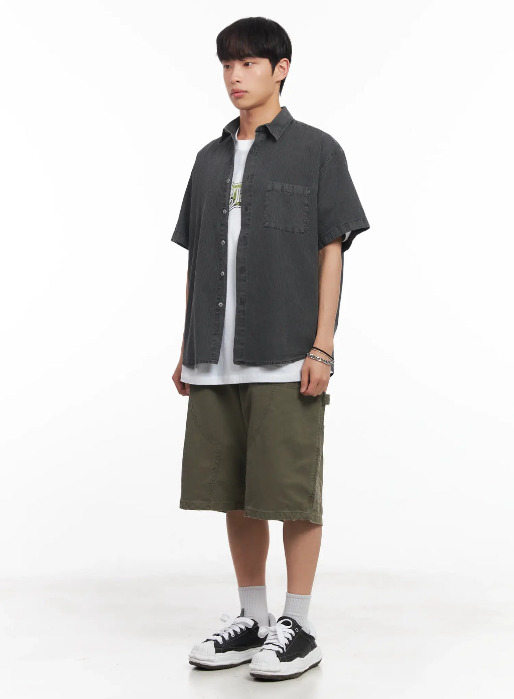 Men's Wide-Fit Bermuda Shorts IU519