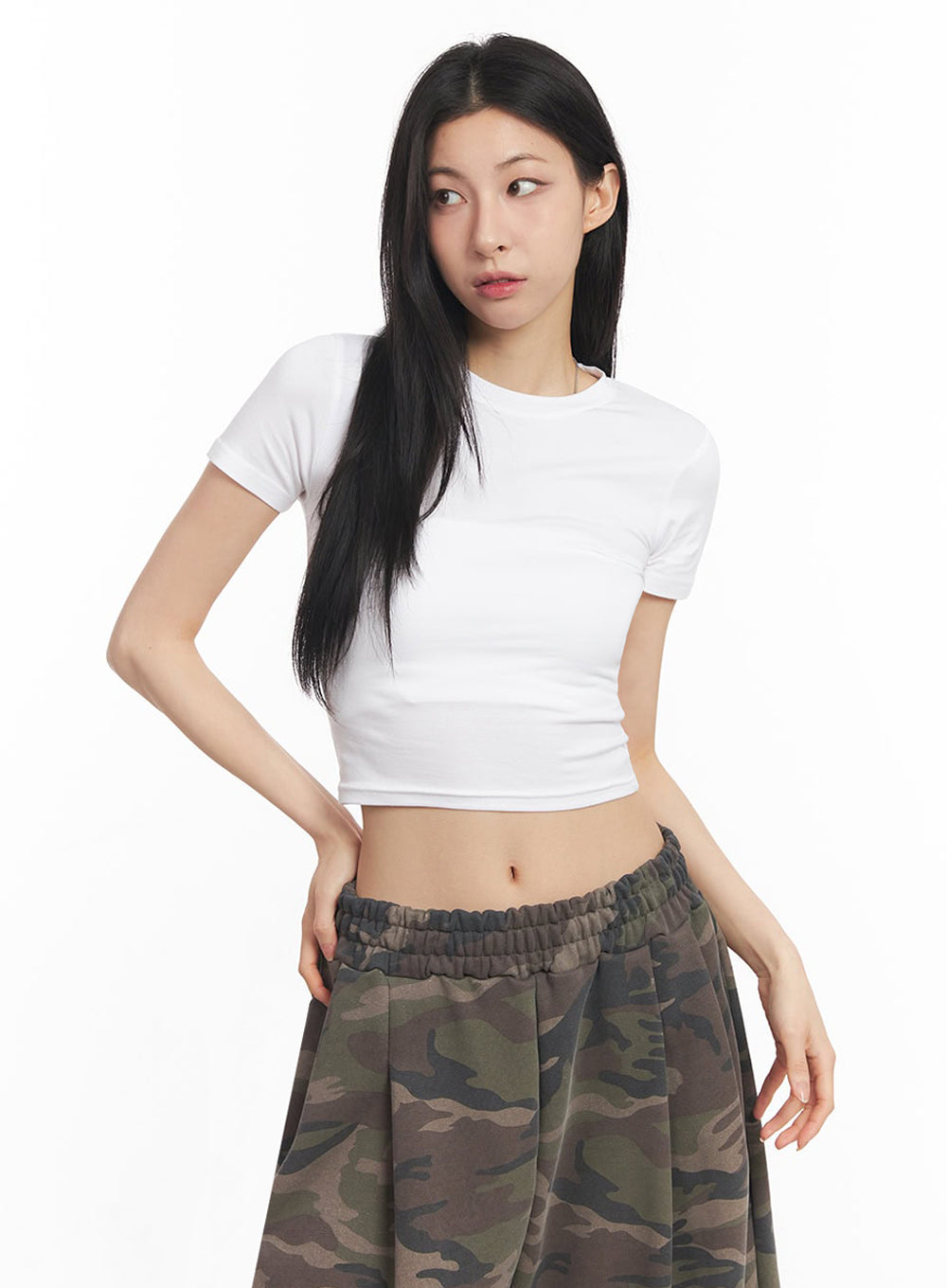 Essential Cotton Crop Top IY529