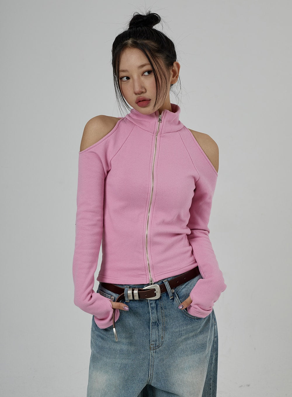 Light Wash Baggy Jeans Unisex CD26