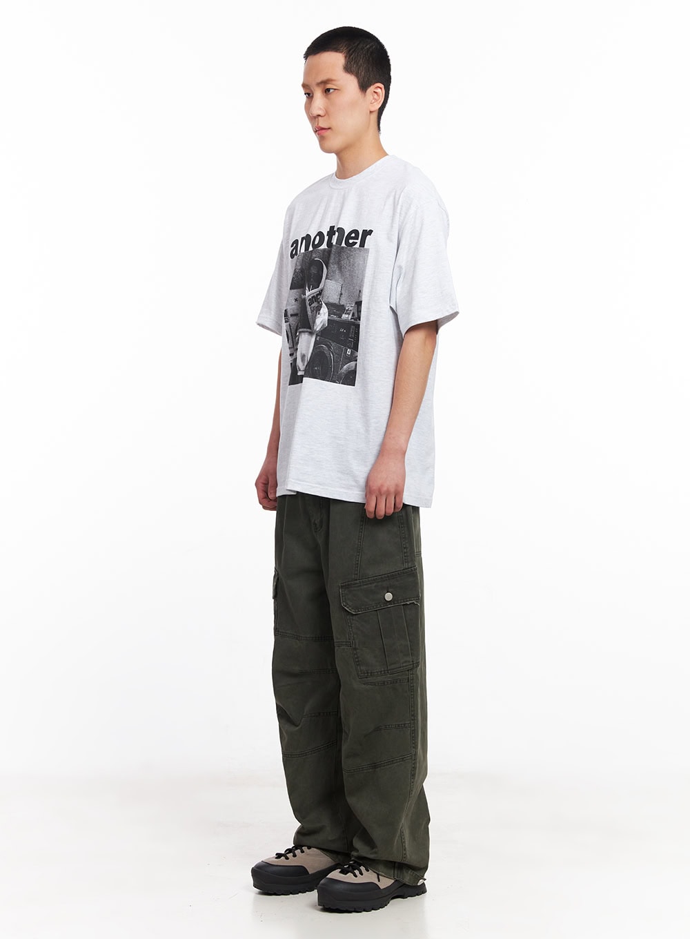 Men's Wide-Fit Cargo Pants IU512