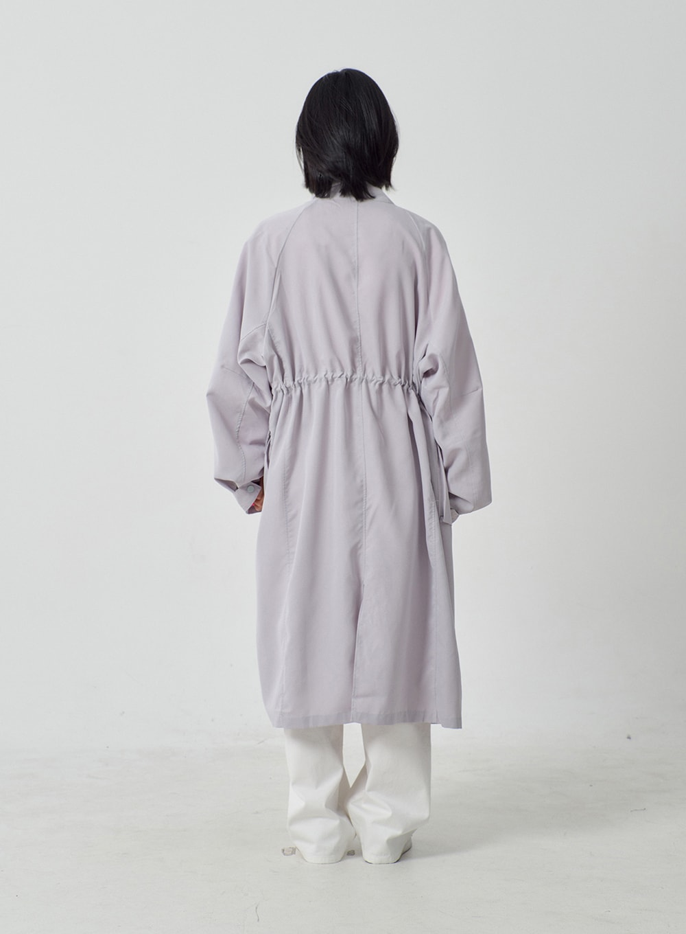 Pocket Oversized Zip-Up Coat OF301