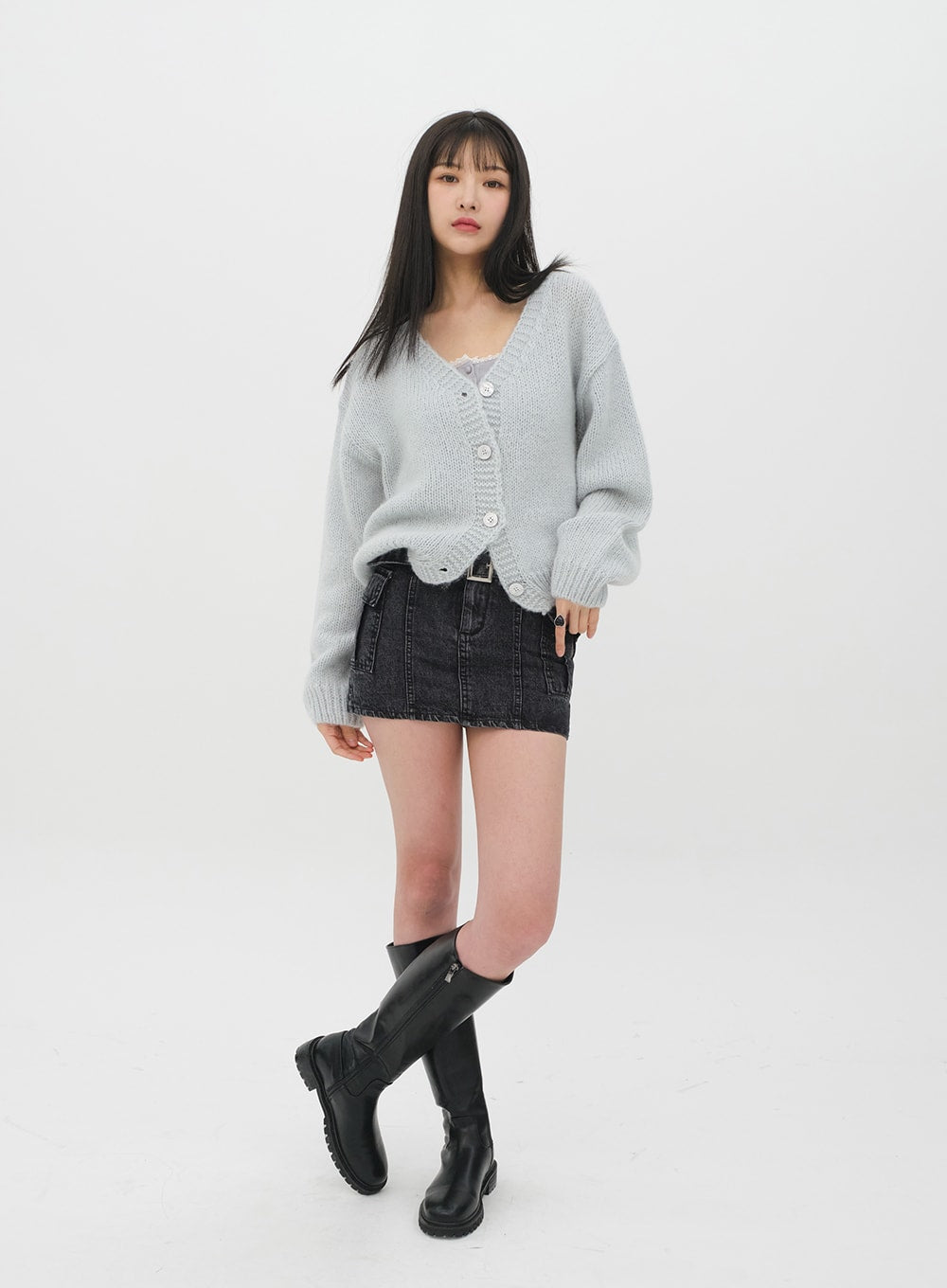 Denim Mini Skirt J21