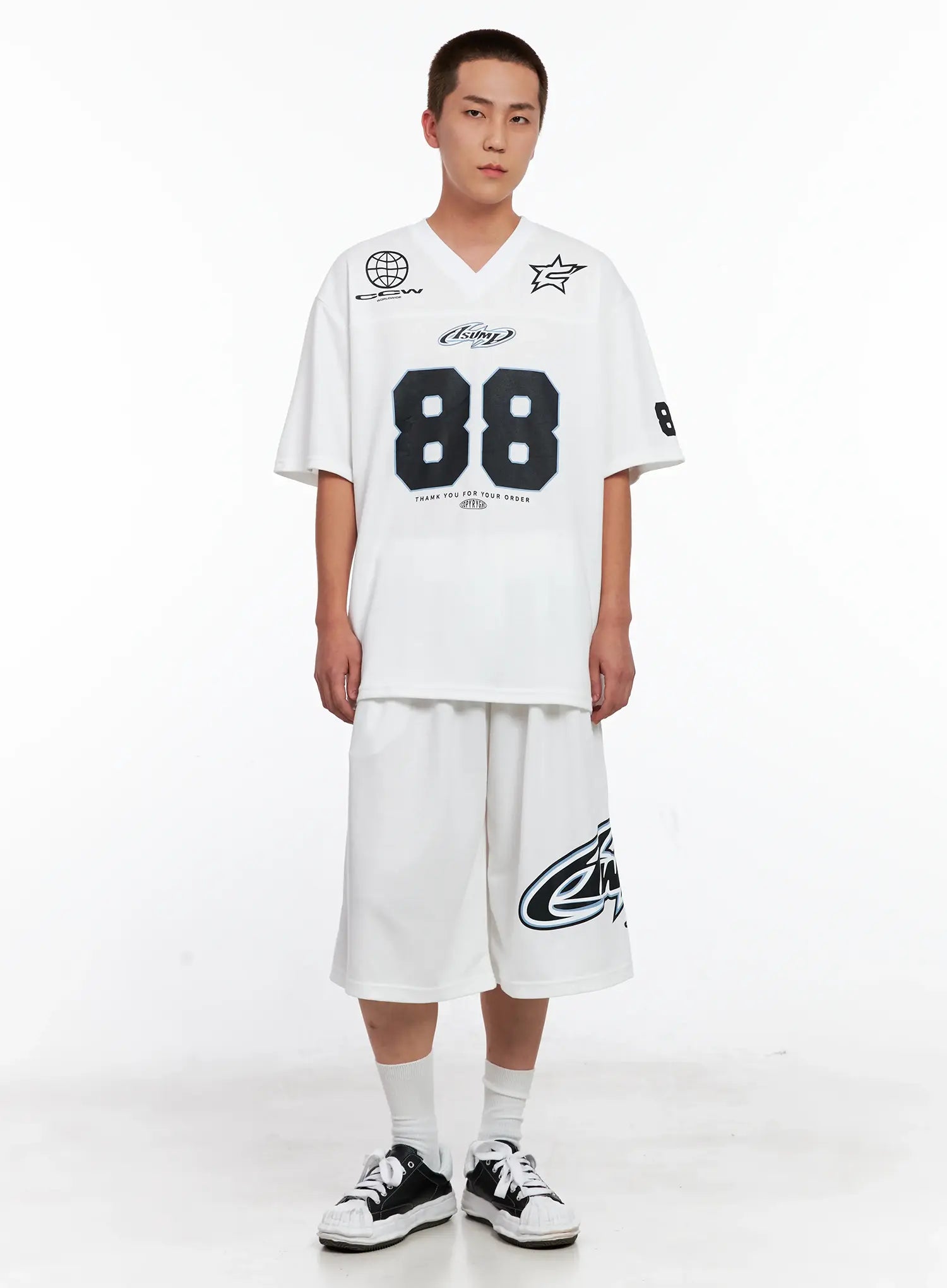 Men's Graphic Logo Athletic Shorts IG508