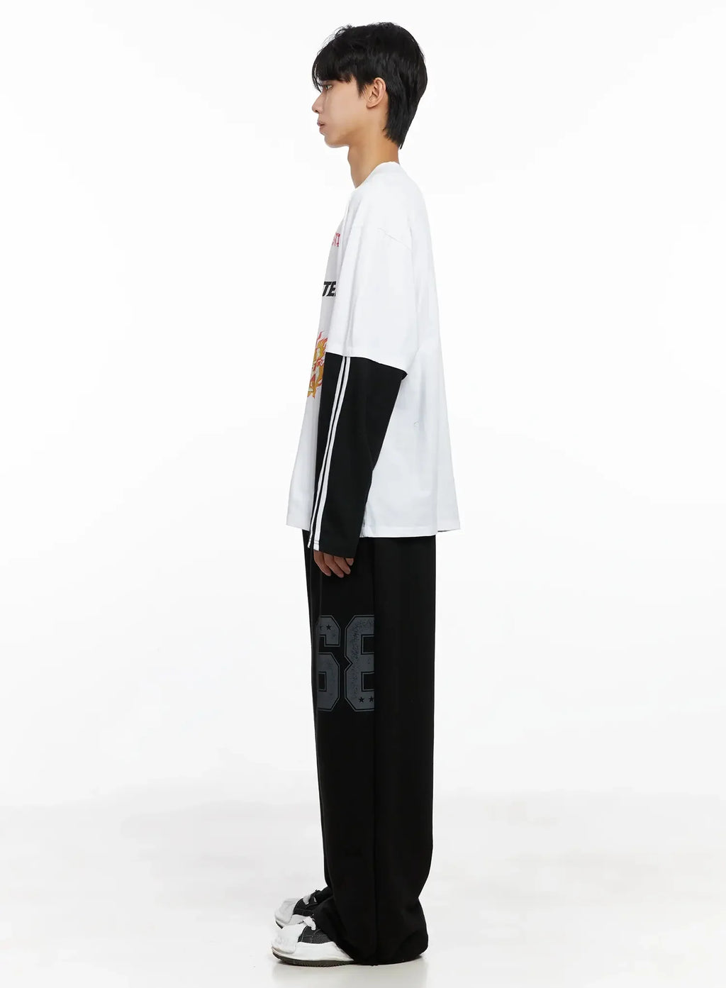 Men's Number Graphic Sweatpants IO517