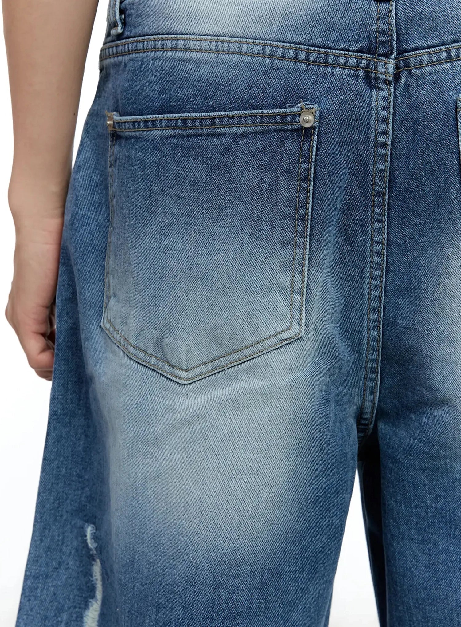 Men's Distressed Baggy Jeans IG520