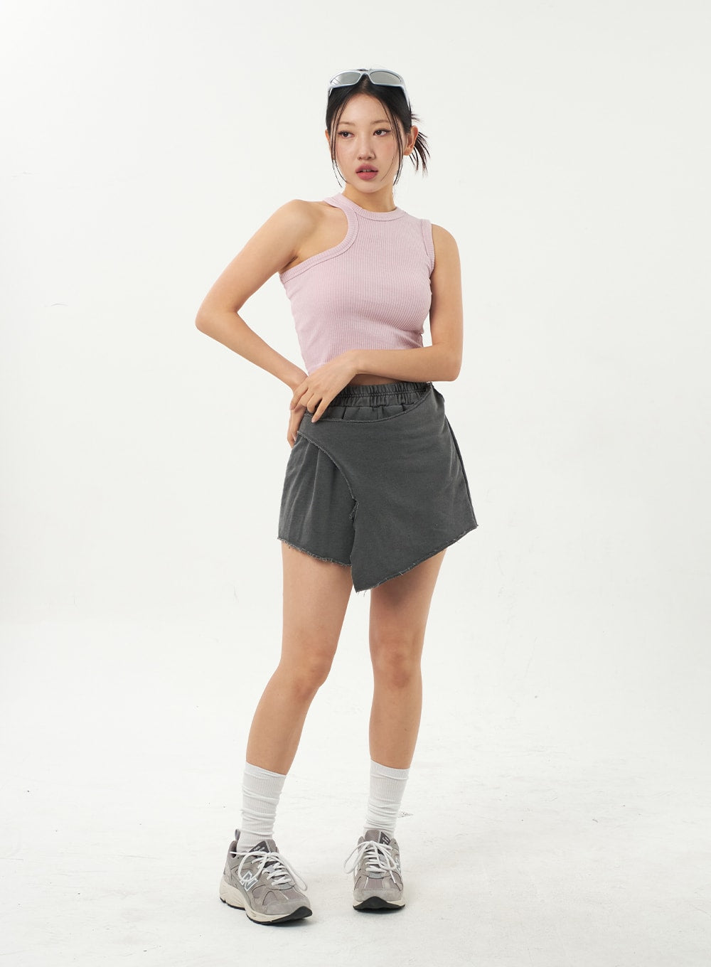 Cropped Zip-Up Hoodie CA325