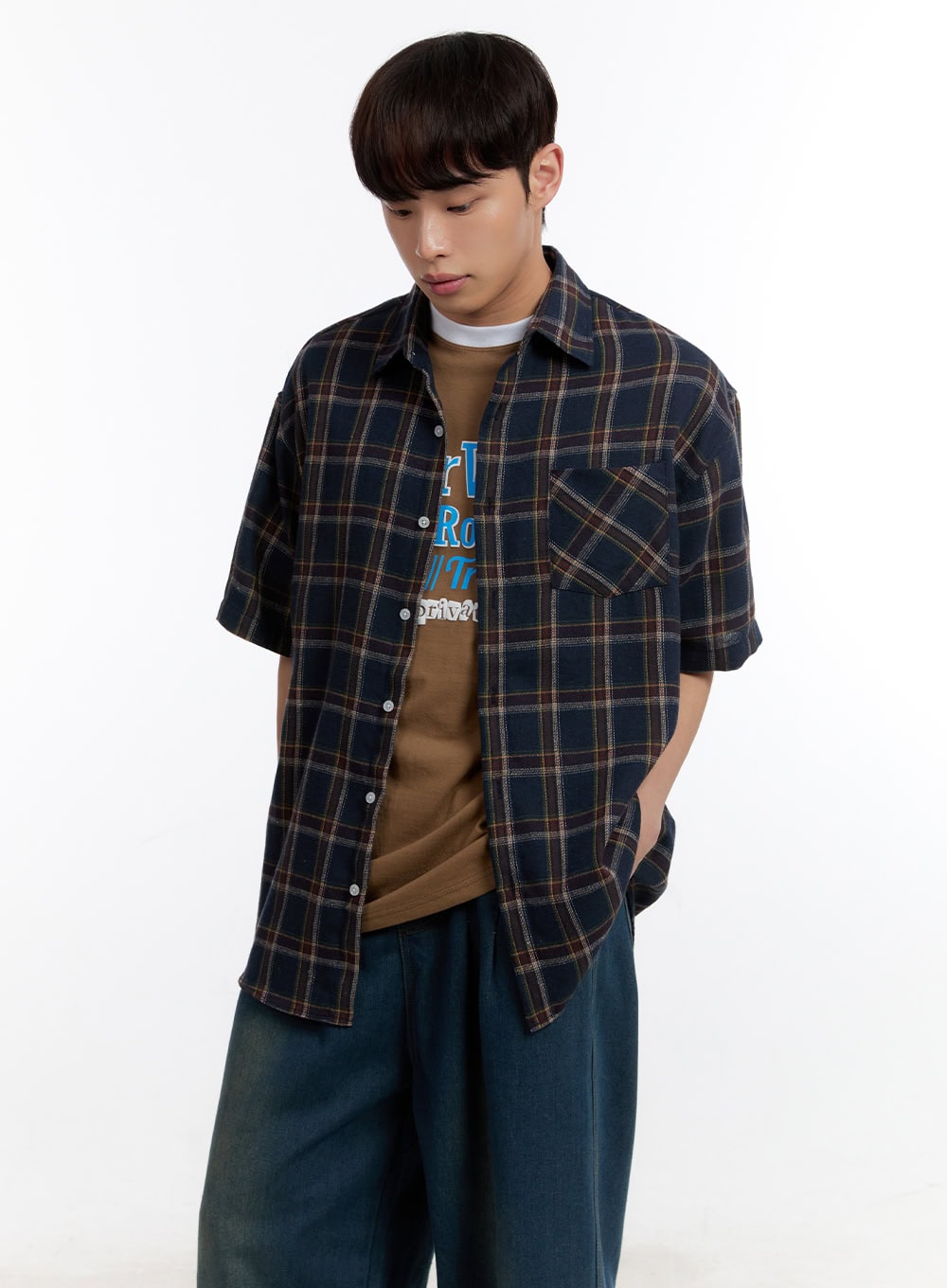 Men's Cotton Graphic T-Shirt IA507