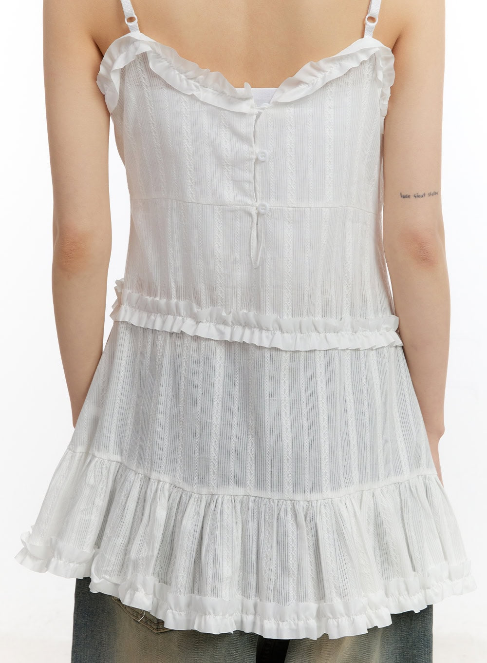 Angel Frill Lace Cami Mini Dress CA508