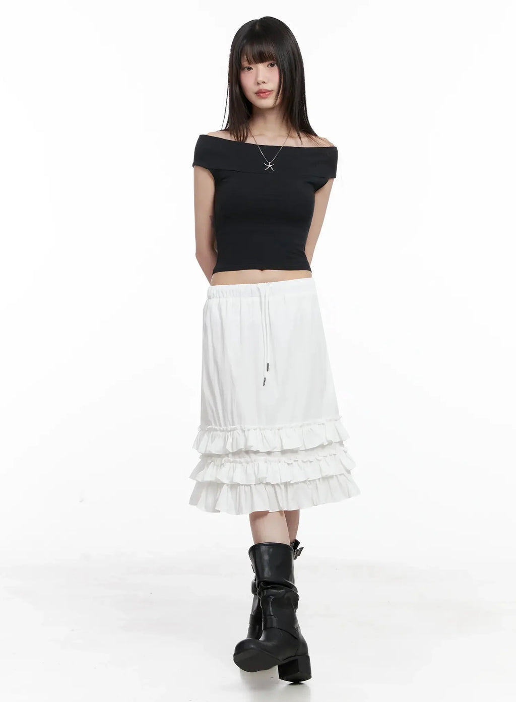 Basic Off-Shoulder Top IL528