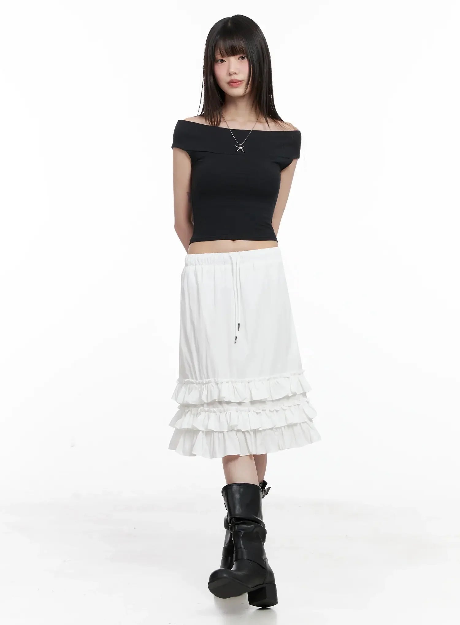 Basic Off-Shoulder Top IL528