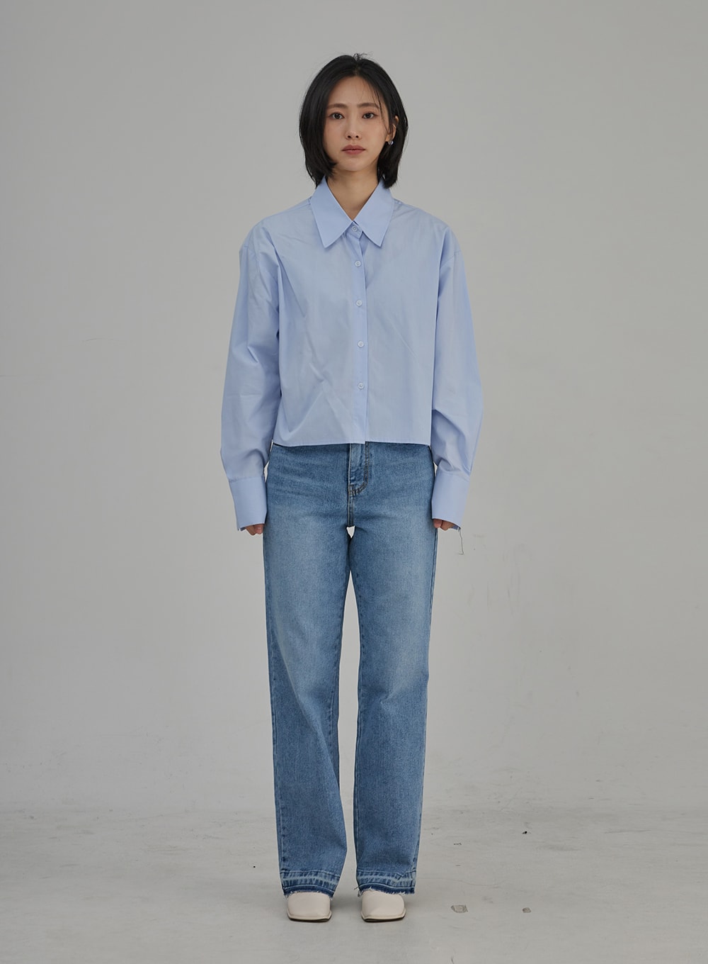 Light Color Button Shirt OJ305